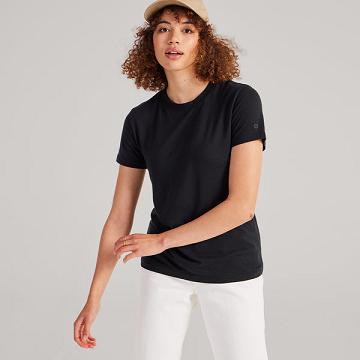 Allbirds Sea T-skjorte Dame Svarte | NO4736OR