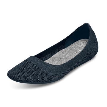 Allbirds Tree Breezers Flate Sko Dame Marineblå | NO4676PQ