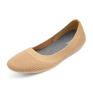 Allbirds Tree Breezers Lux Flate Sko Dame Brune | NO4671GL