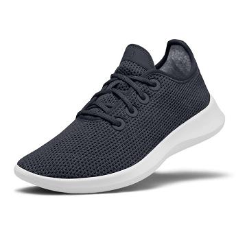 Allbirds Tree Runner Joggesko Dame Marineblå Hvite | NO4504IS