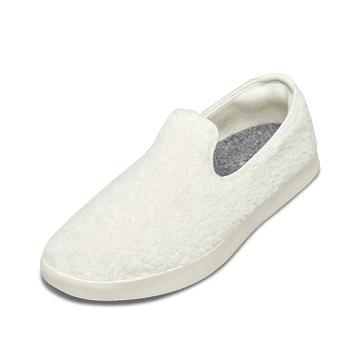 Allbirds Ull Lounger Fluffs Slip On Sko Herre Hvite | NO4091TV