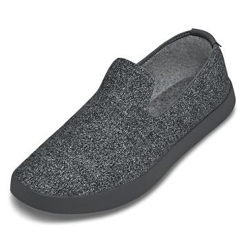 Allbirds Ull Loungers Slip On Sko Herre Svarte Grå | NO4099GL