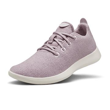 Allbirds Ull Runner Joggesko Herre Lilla Hvite | NO4053HK