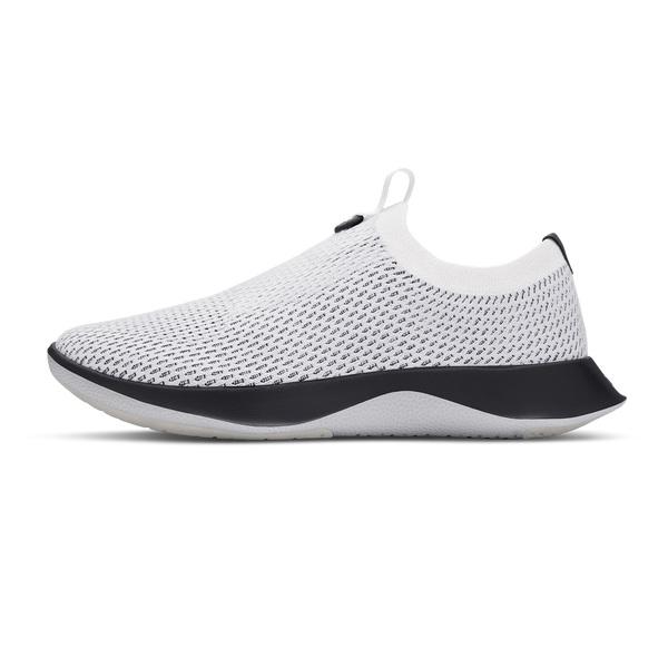 Allbirds Tree Dasher Relay Joggesko Dame Hvite Svarte | NO4472DN