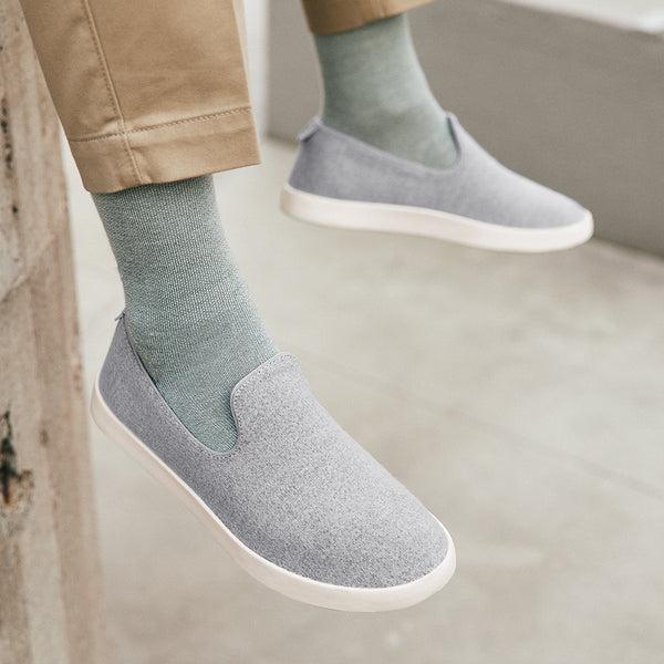 Allbirds Ull Loungers Slip On Sko Herre Hvite | NO4093EX