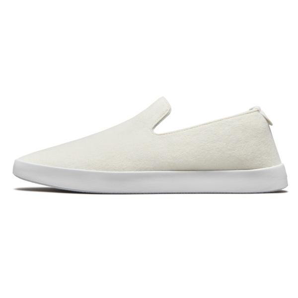 Allbirds Ull Loungers Slip On Sko Herre Hvite | NO4093EX