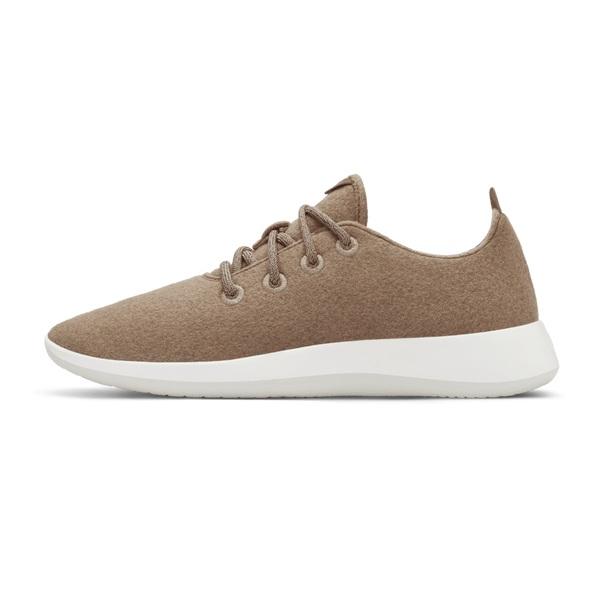 Allbirds Ull Runner Joggesko Herre Brune Hvite | NO4062UT