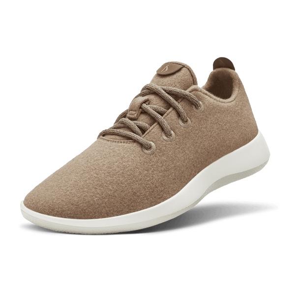 Allbirds Ull Runner Joggesko Herre Brune Hvite | NO4062UT