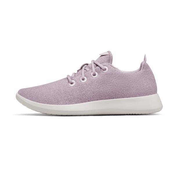 Allbirds Ull Runner Joggesko Herre Lilla Hvite | NO4053HK