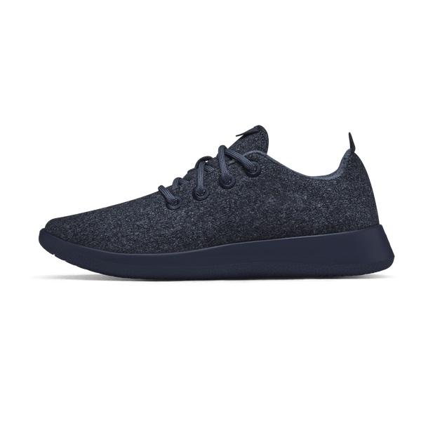 Allbirds Ull Runner Joggesko Herre Marineblå | NO4054GL