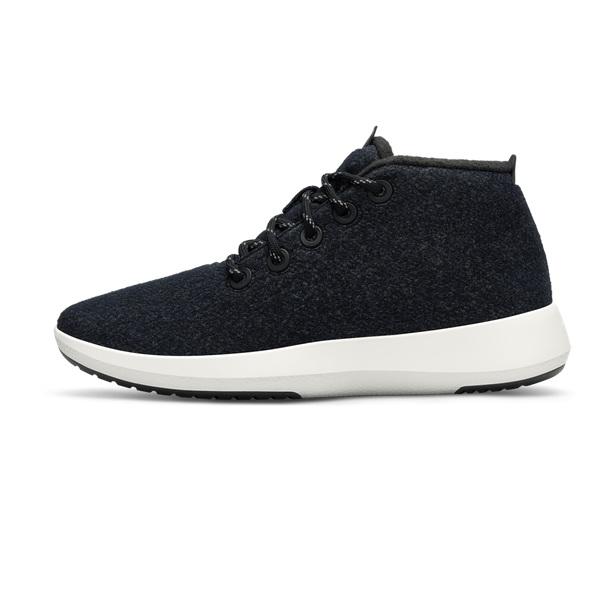 Allbirds Ull Runner-up Mizzles Joggesko Dame Svarte Hvite | NO4434NB